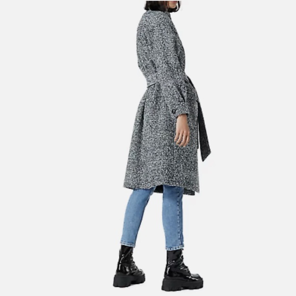 The Kooples BLACK WOOL COAT - Picture 4 of 12